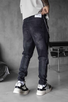 Lux Denim Black Jeans 17044 - Thumbnail (2)