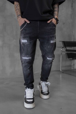 Lux Denim Black Jeans 17045 - Thumbnail (3)