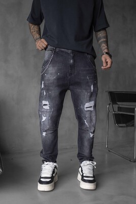 Black Island - Lux Denim Black Jeans 17046