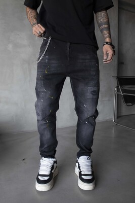 Black Island - Lux Denim Black Jeans 17049