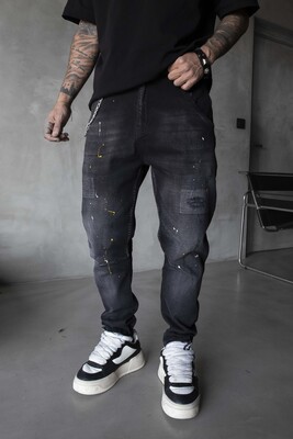 Lux Denim Black Jeans 17049 - Thumbnail (2)