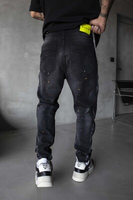 Lux Denim Black Jeans 17049 - Thumbnail (3)