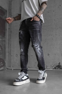 Lux Denım Black Jeans 16990 - Thumbnail (3)