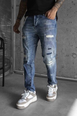 Lux Denım Blue Jeans 16402 - Thumbnail (2)