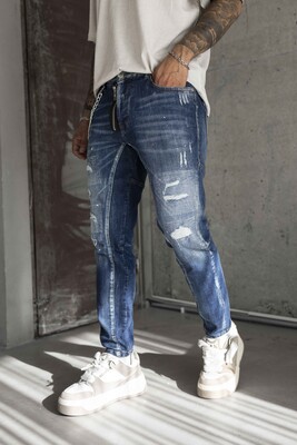 Lux Denım Blue Jeans 16623 - Thumbnail (2)