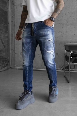 Lux Denım Blue Jeans 16625 - Thumbnail (3)