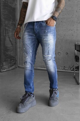 Lux Denım Blue Jeans 16657 - Thumbnail (3)