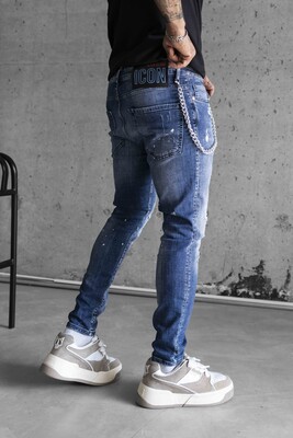 Lux Denım Blue Jeans 16704 - Thumbnail (3)