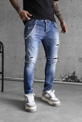 Lux Denım Blue Jeans 16704 - Thumbnail