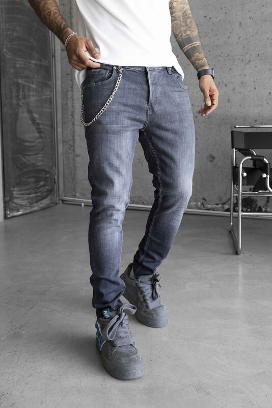 Black Island - Lux Denım Dark Gray Jeans 16453 (1)