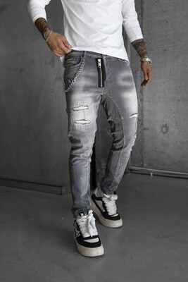 Black Island - Lux Denım Gray Jeans 16277 (1)