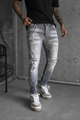 Black Island - Lux Denım Gray Jeans 16160 (1)