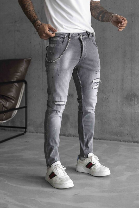 Black Island - Lux Denım Gray Jeans 16167 (1)