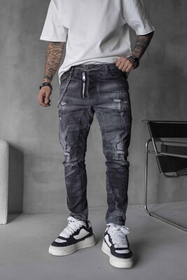 Black Island - Lux Denım Gray Jeans 16171 (1)