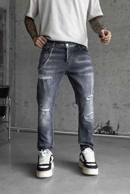 Black Island - Lux Denım Gray Jeans 16430