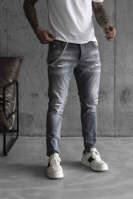 Black Island - Lux Denım Gray Jeans 16168 (1)