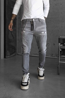 Lux Denım Gray Jeans 16172 - Thumbnail (2)