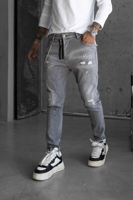 Lux Denım Gray Jeans 16172 - Thumbnail (3)