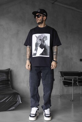 Black Island - TUPAC T-SHIRT BLACK 1747