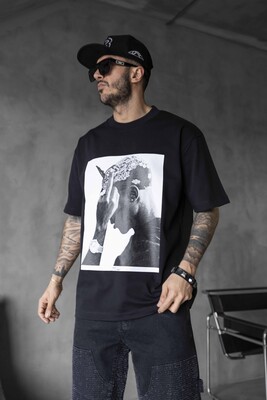 Black Island - TUPAC T-SHIRT BLACK 1747 (1)