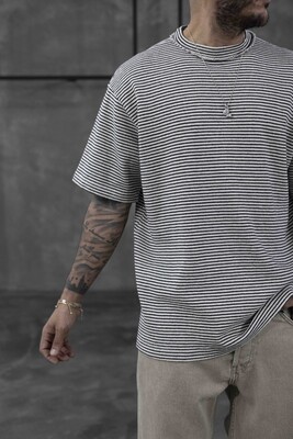 STRIPED T-SHIRT WHITE 1721 - Thumbnail