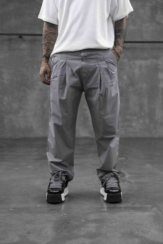 Black Island - Parachute Jogger Pants Grey 16287