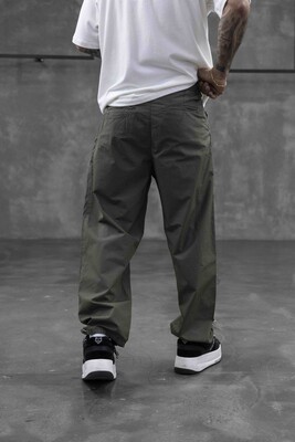 Parachute Jogger Pants Green 16289 - Thumbnail