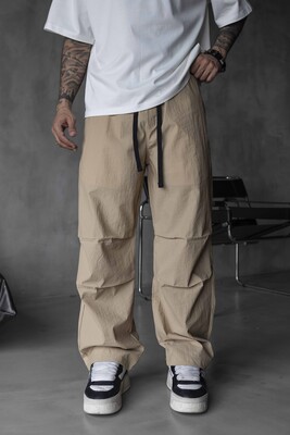 Black Island - Parachute Jogger Pants Beıge 16177