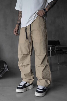 Black Island - Parachute Jogger Pants Beıge 16177 (1)