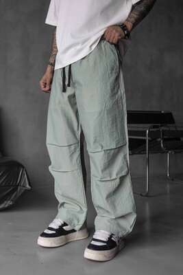 Black Island - Parachute Jogger Pants Green 16176 (1)