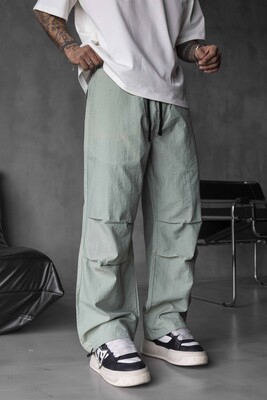 Parachute Jogger Pants Green 16176 - Thumbnail (3)