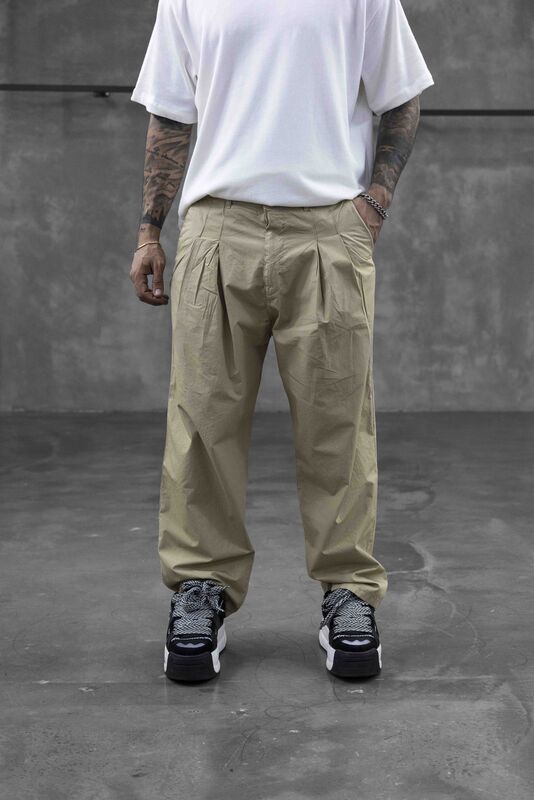 Black Island - Parachute Jogger Pants Beıge 16288