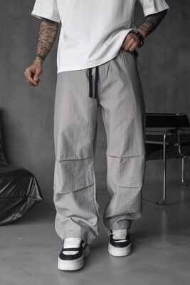 Black Island - Parachute Jogger Pants Grey 16175