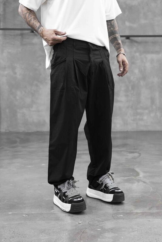 Black Island - Parachute Jogger Pants Black 16286 (1)