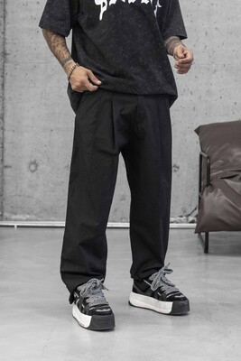 Parachute Jogger Pants Black 16286 - Thumbnail (2)