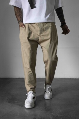 Parachute Jogger Pants Beıge 16341 - Thumbnail (2)