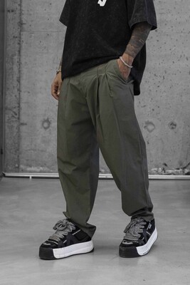 Parachute Jogger Pants Green 16289 - Thumbnail (3)