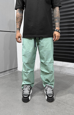 Black Island - Parachute Jogger Pants Green 16176 (1)