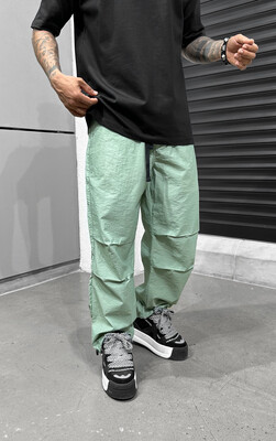 Black Island - Parachute Jogger Pants Green 16176