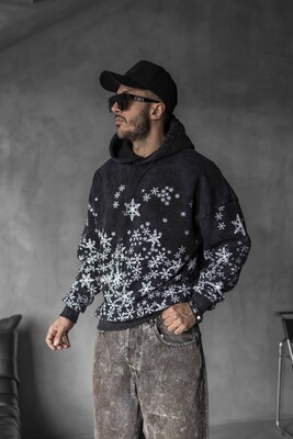 Black Island - Snowflake Black Hoodie 1351 (1)