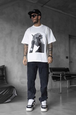 Black Island - TUPAC T-SHIRT WHITE 1747