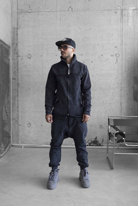 Black Island - urban tracksuıt washed black 1486-1677