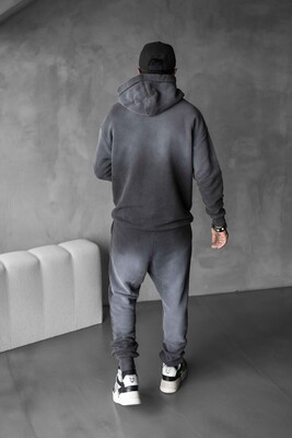 Urban Tracksuit Washed Antrasit 1519-20 - Thumbnail (2)