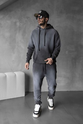 Black Island - Urban Tracksuit Washed Antrasit 1519-20 (1)