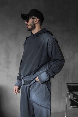 Black Island - Urban Tracksuıt Washed Black 1815-20 (1)