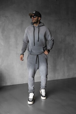 Urban Tracksuit Washed Gray 1519-20 - Thumbnail (2)