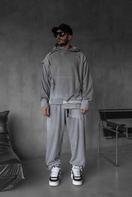 Black Island - Urban Tracksuıt Washed Gray 1815-20