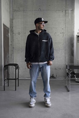 Black Island - Washed Black Sweatshirts1658