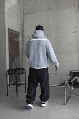 Washed Gray Sweatshirts1658 - Thumbnail