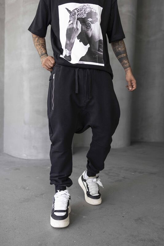 Black Island - Jogger Pants Black 1677 (1)